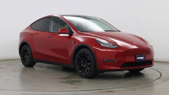 TESLA MODEL Y 2021 5YJYGDEE8MF208919 image